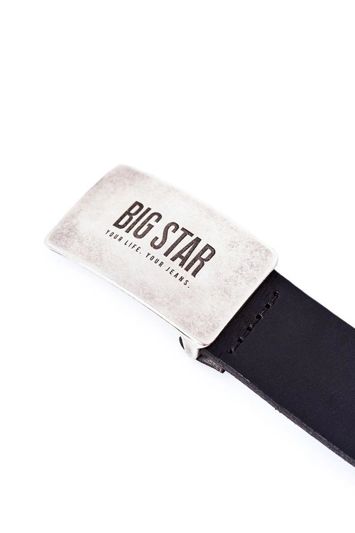 Skórzany Pasek Męski Big Star HH674119 Czarny