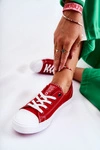 Damskie Trampki Big Star FF274089 Czerwone