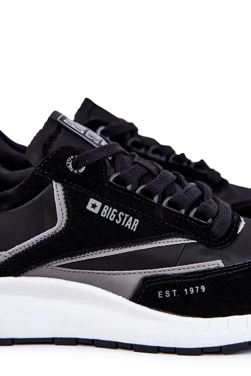 Męskie Sportowe Buty Big Star KK174024 Czarne