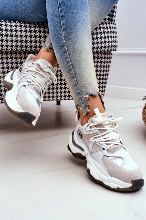 Damskie Sportowe Obuwie Big Star by Daniel Lopez Białe FF274A576