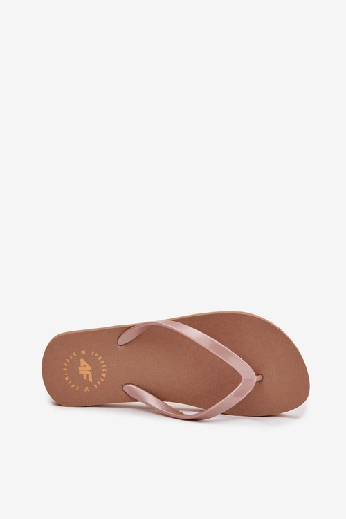 Damskie Japonki Klapki 4FMM00FFLIF018-82S Jasnobrązowe