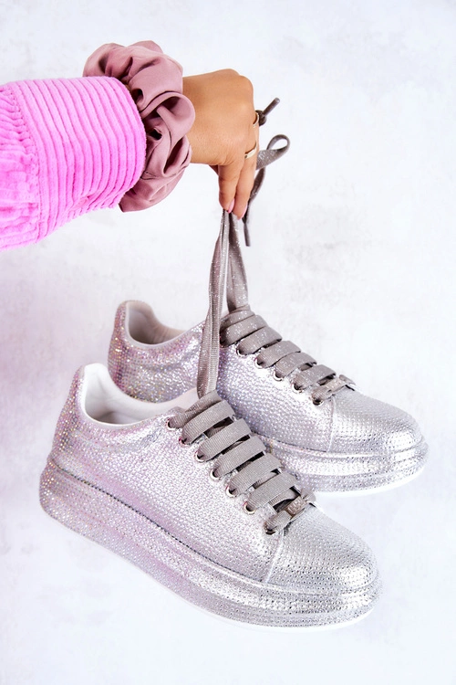 Sneakersy Buty Sportowe Dżety GOE JJ2N4048 Srebrne