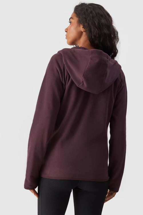 Polar Z Kapturem Regular Damski 4F 4FWMM00TFLEF291-50S Fioletowy