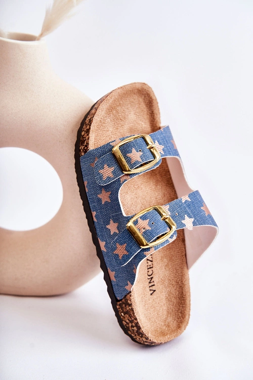 Wygodne Dziecięce Klapki Niebieskie Ander