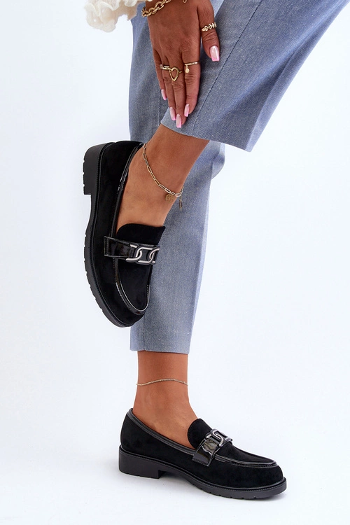 Zamszowe Mokasyny Damskie S.Barski HY350A