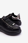 Damskie Buty Sportowe GOE LL2N4012 Czarno-Srebrne