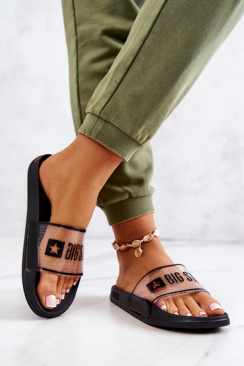 Klapki Damskie Big Star JJ274639 Czarne