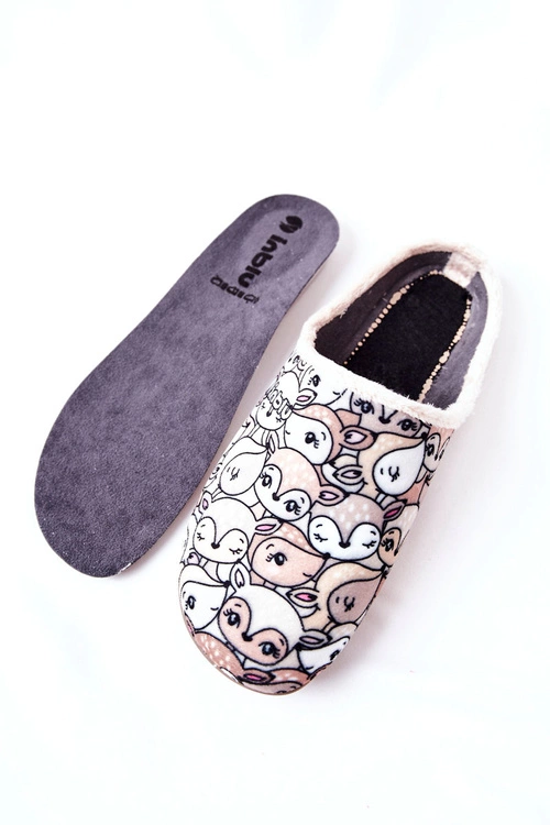 Papcie Klapki Befado Sarenki 155D203 Beżowe