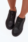 Sneakersy Damskie Na Platformie Big Star SS274244 Czarne