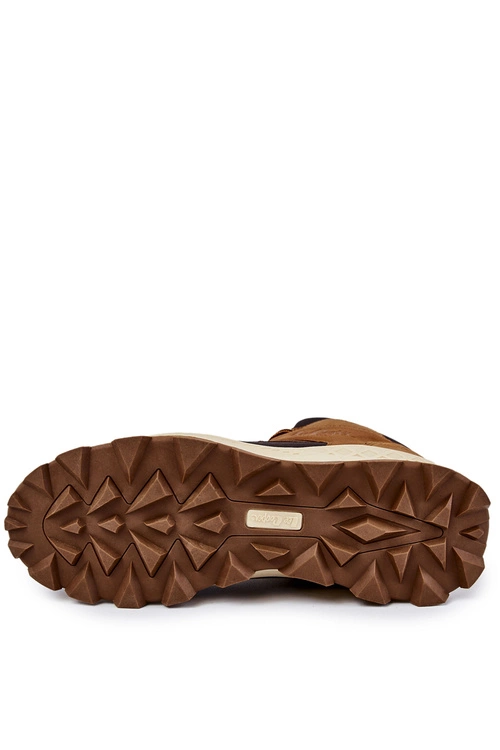 Męskie Ocieplane Botki Trapery Lee Cooper LCJ-22-01-1390 Camel
