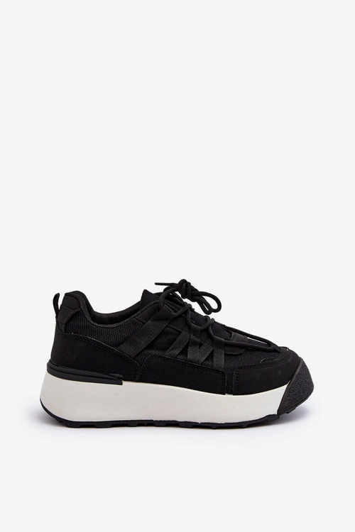 Damskie Buty Sportowe Sneakersy Czarne Phyrena