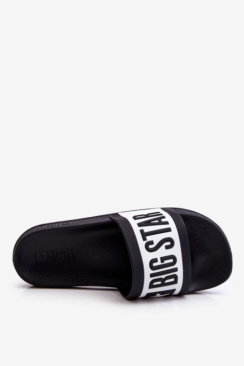 Damskie Klasyczne Klapki Big Star LL274739 Czarne