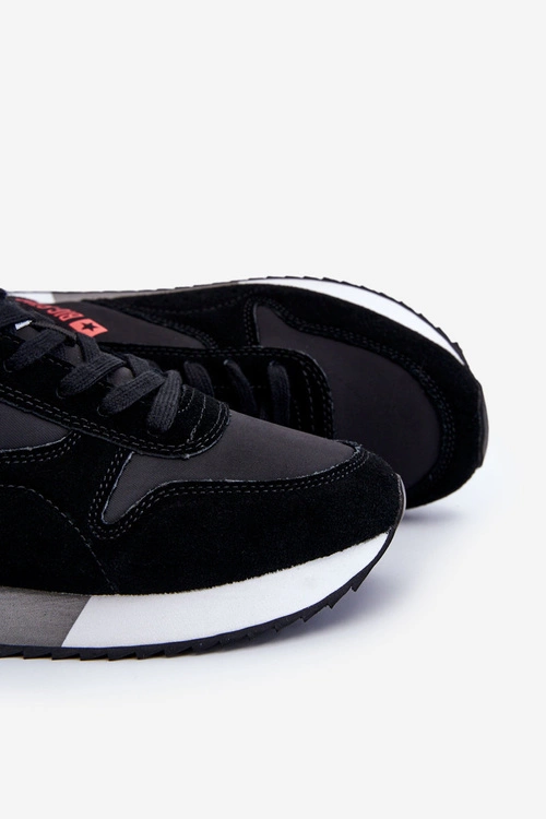 Męskie Buty Sportowe Memory Foam System Big Star LL174158 Czarne