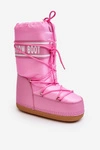 Damskie Wysokie Śniegowce Różowe Venila