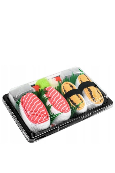 Skarpetki Rainbow Socks Sushi 2 Pary Łosoś Tamago