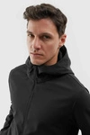 Kurtka Męska Softshell Z Kapturem 4F 4FWAW24TSOFM283-20S Czarna