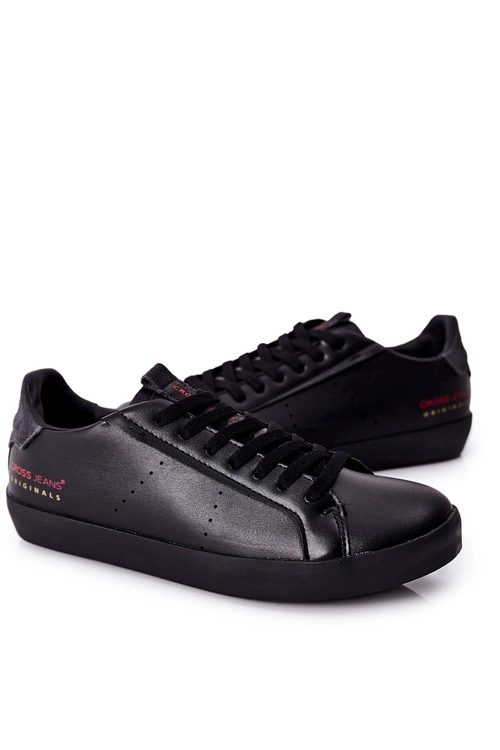 Trampki Męskie Cross Jeans Czarne II1R4013C