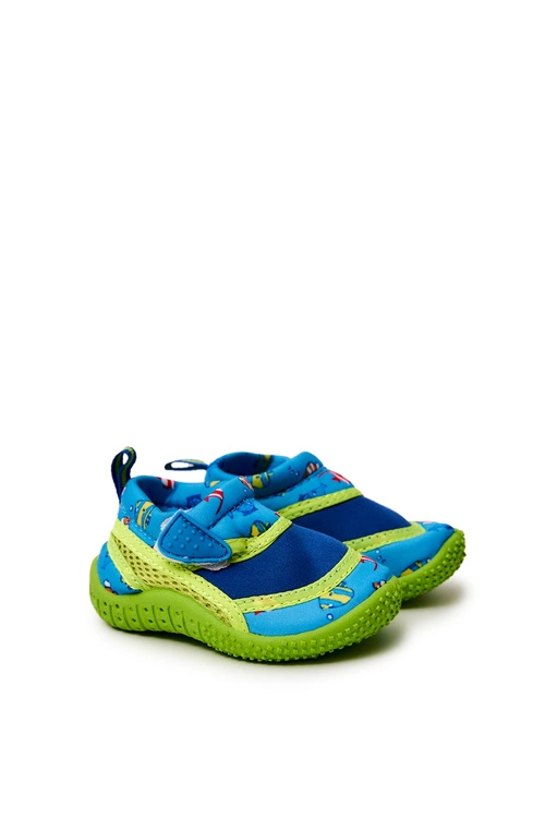 Dziecięce Buty Sportowe Do Wody ProWater 21-37-020B Niebieskie