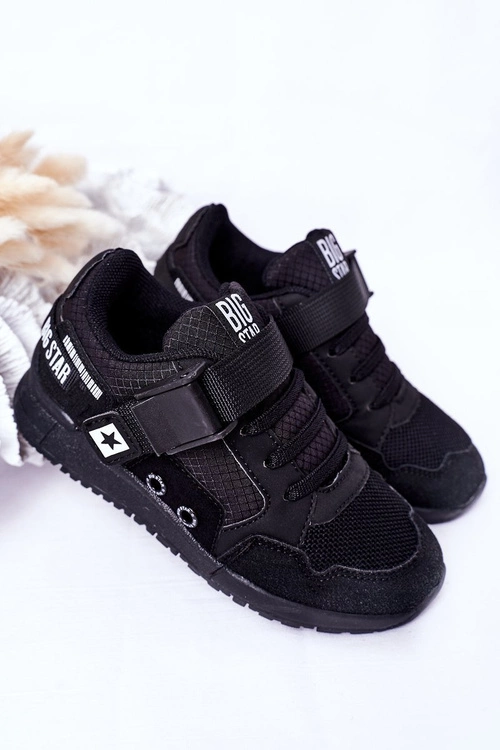 Dziecięce Sportowe Buty Memory Foam Big Star HH374164 Czarne
