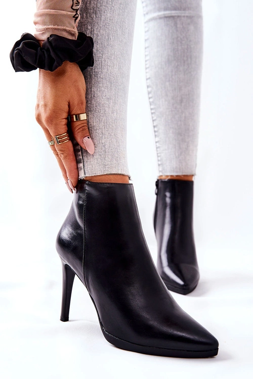 Botki Damskie Na Szpilce Sergio Leone BT501