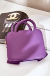 Mała Torebka Z Kokardą Fioletowa Nesehe