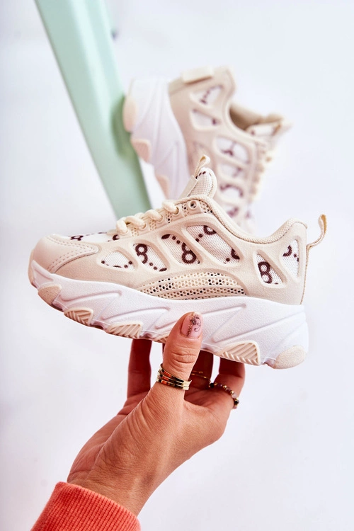 Dziecięce Buty Sportowe Beżowe Dalia