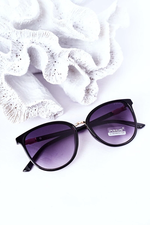 Okulary Przeciwsłoneczne Czarne Z Grafitowym Ombre