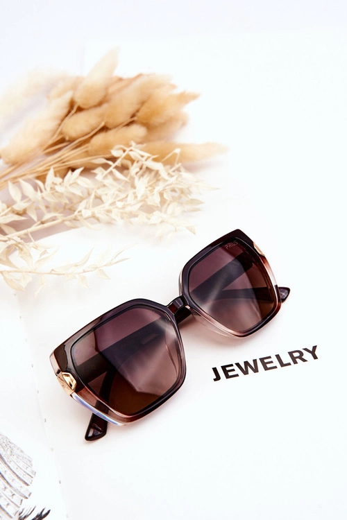 Damskie Okulary Przeciwsłoneczne Prius V213 Ciemnobrązowe