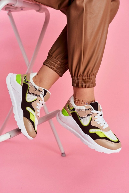 Sportowe Damskie Buty Sneakersy Białe Freak