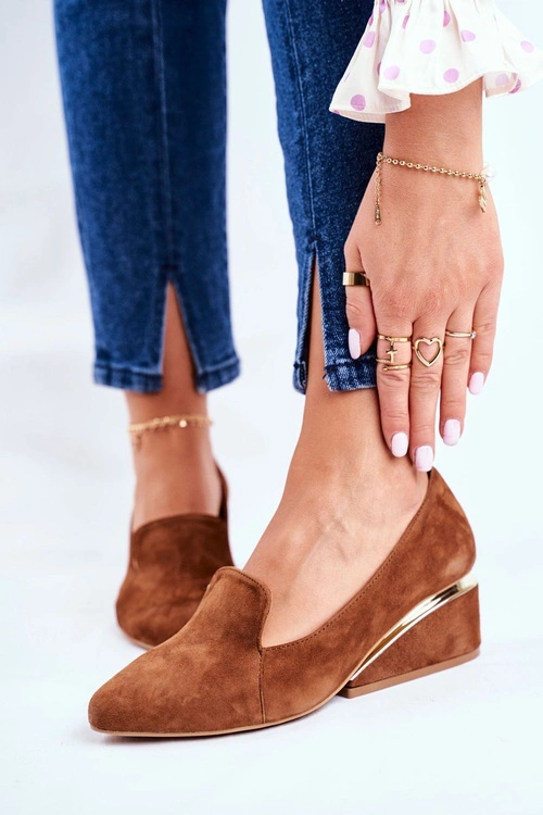 Damskie Półbuty Exquisite Brązowe 1205