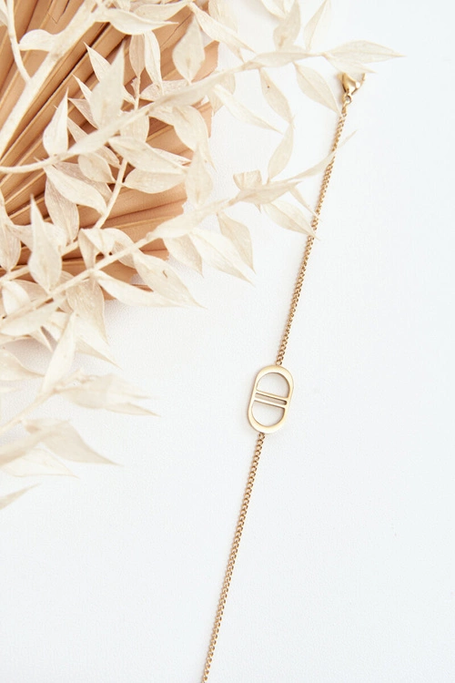 Damska Bransoletka Ze Stali Nierdzewnej Złota