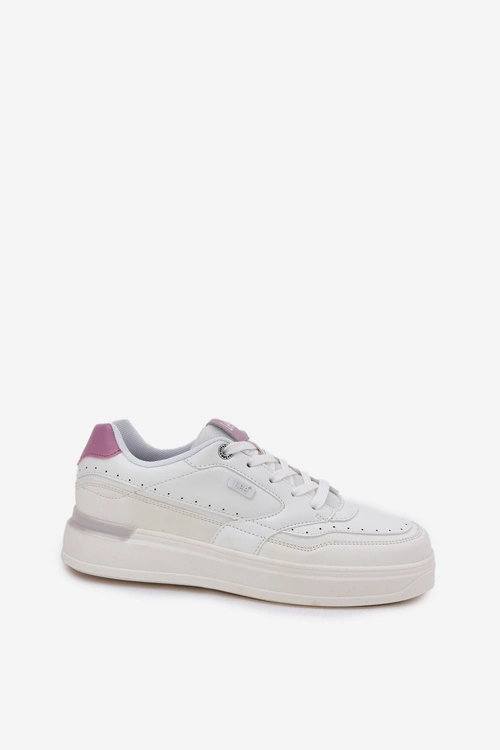 Sneakersy Damskie Na Platformie LEE EMMA WOMEN LOW 50251014.00L Białe