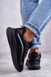 Damskie Modne Buty Sportowe Sneakersy Czarne Ida