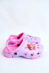 Klapki Dziecięce Piankowe Kroksy Fioletowe Dziewczynka