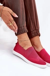 Damskie Tenisówki Slip-on Big Star FF274A605 Fuksja