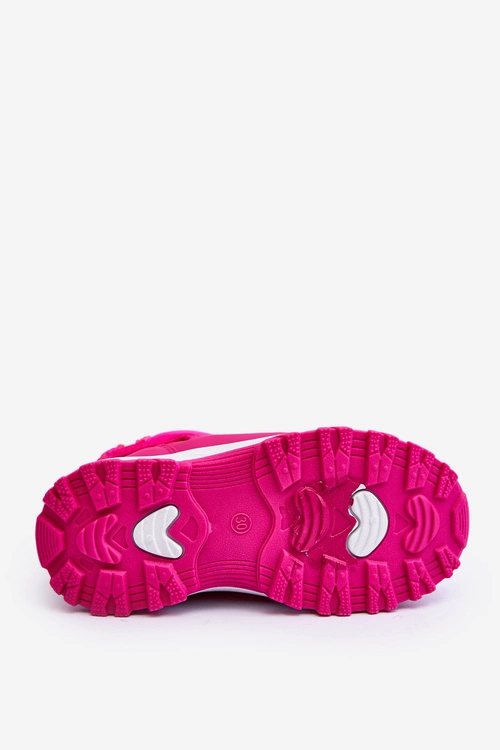 Śniegowce Ocieplane Na Rzep Dziecięce Różowe Big Star MM374121