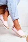 Espadryle Damskie Pleciona Podeszwa Różowe Big Star DD274728