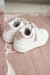 Obuwie Sportowe Dziecięce Na Rzep Białe Ilonka