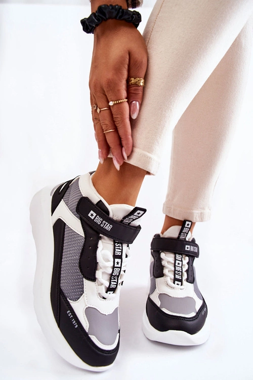 Damskie Buty Sportowe Memory Foam System Big Star KK274405 Białe