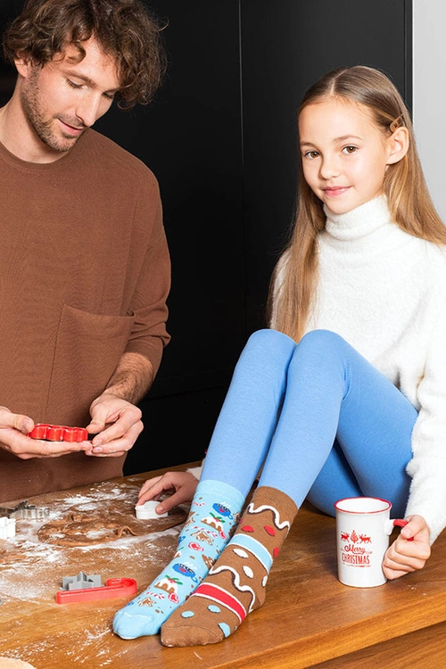 Zestaw Dziecięce Skarpetki Zooksy mixTURY Pierniki 2 Pary