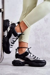 Damskie Buty Sportowe Memory Foam System Big Star KK274053 Czarno-Szare