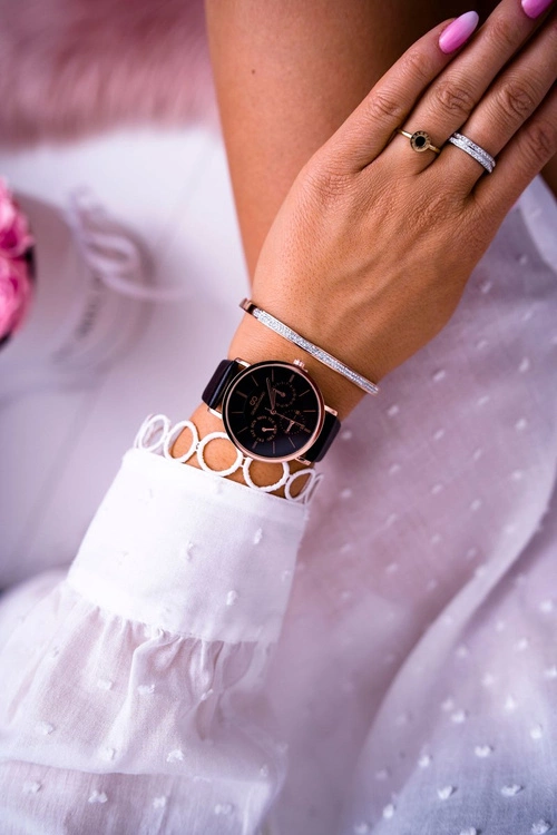 Damski Zegarek Giorgio & Dario Czarny Ranaha