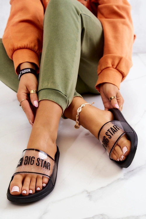 Klapki Damskie Big Star JJ274639 Czarne