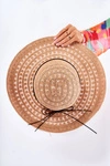 Damski Kapelusz Ażurowy Brązowy Elif