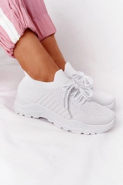 Damskie Sportowe Buty Sneakersy Białe Ruler