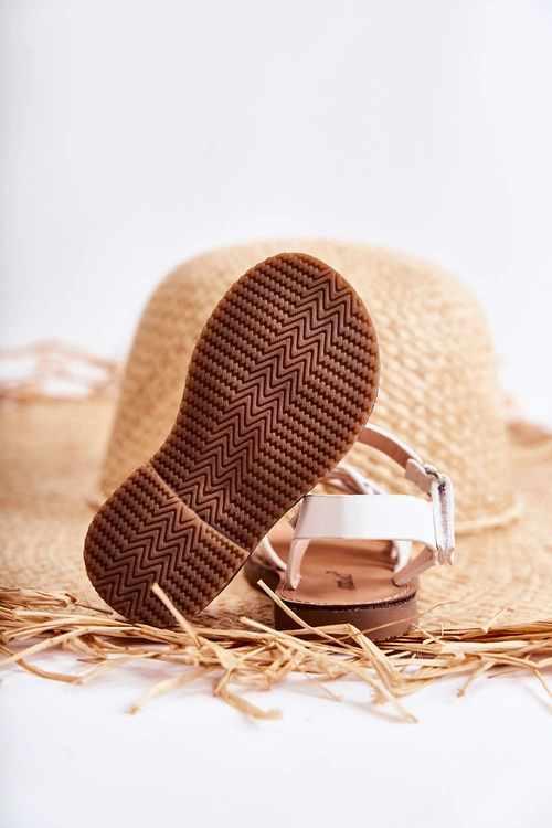 Dziecięce Sandały Na Lato Białe Nelson