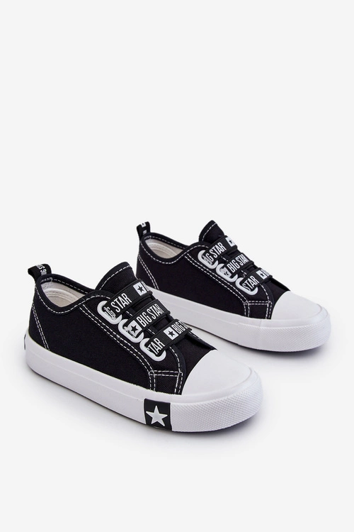 Dziecięce Trampki Wsuwane Big Star LL374006 Czarne