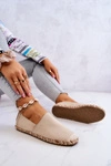 Espadryle Wsuwane Big Star JJ274899 Beżowe