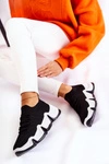 Damskie Wsuwane Sneakersy Czarne Dayen