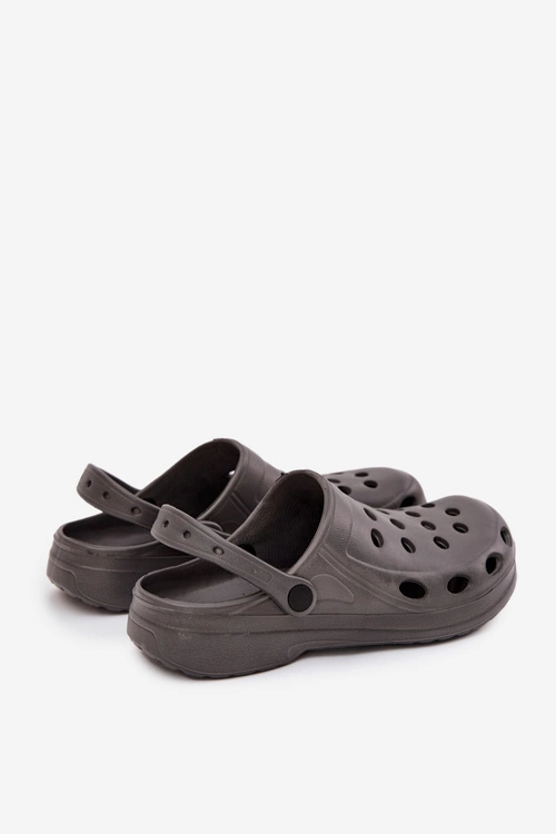 Męskie Klapki Sandały Ogrodowe Basen Szare